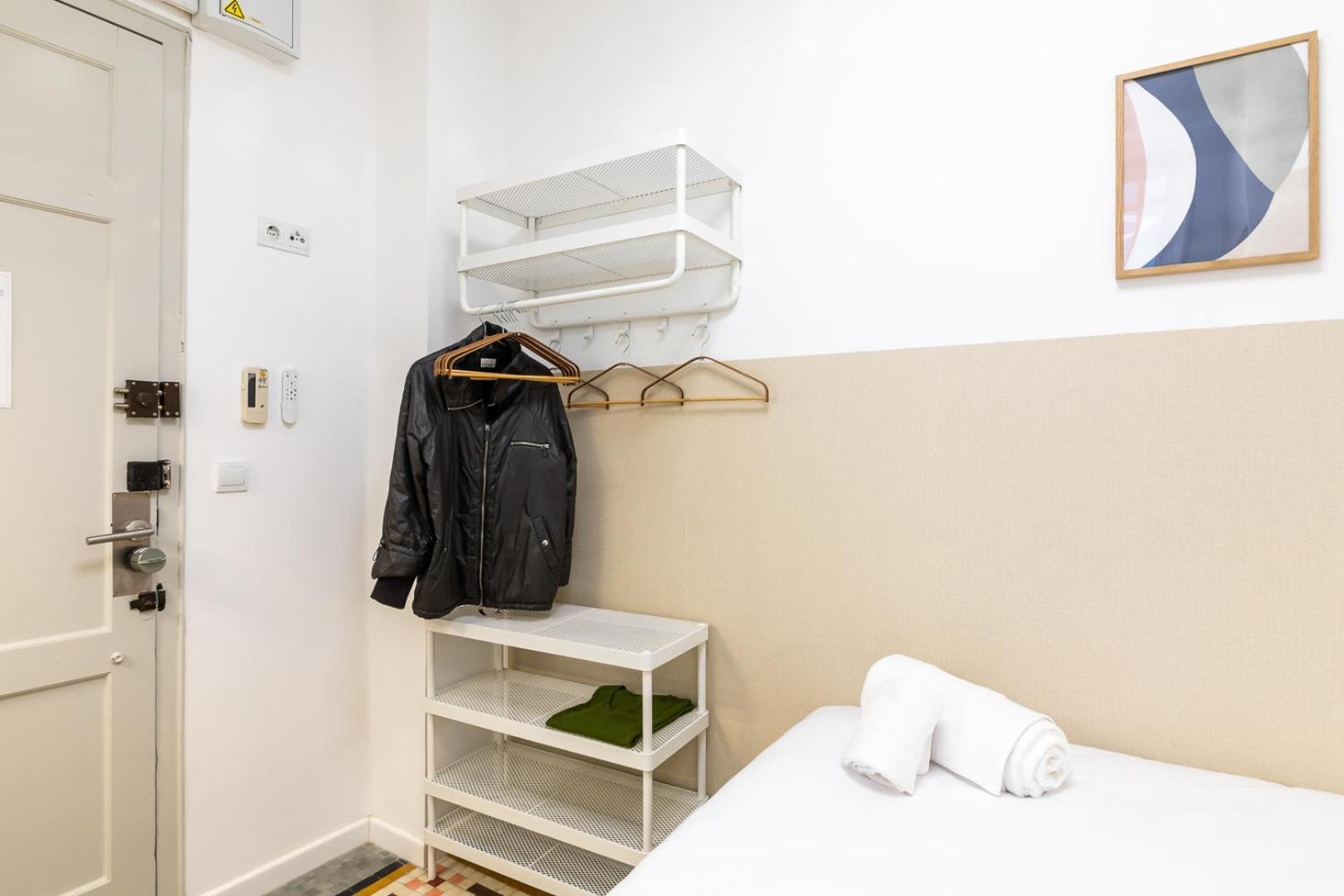 interior Single Room Shared Toilet