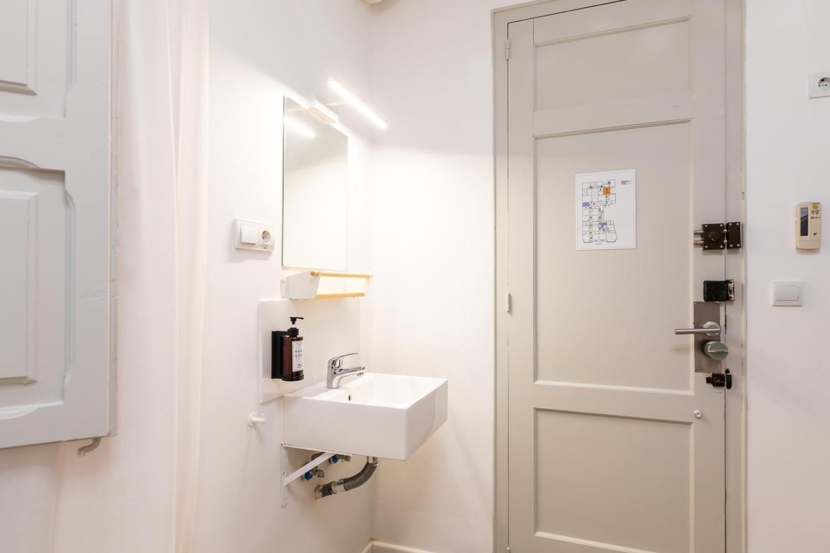 interior Single Room Shared Toilet