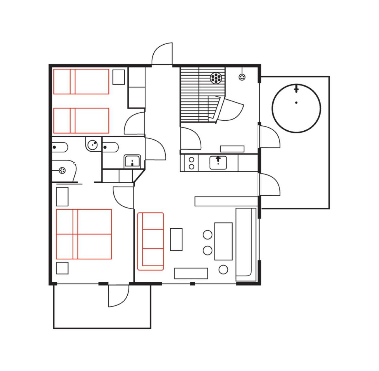 Deluxe Apartment jacuzzi