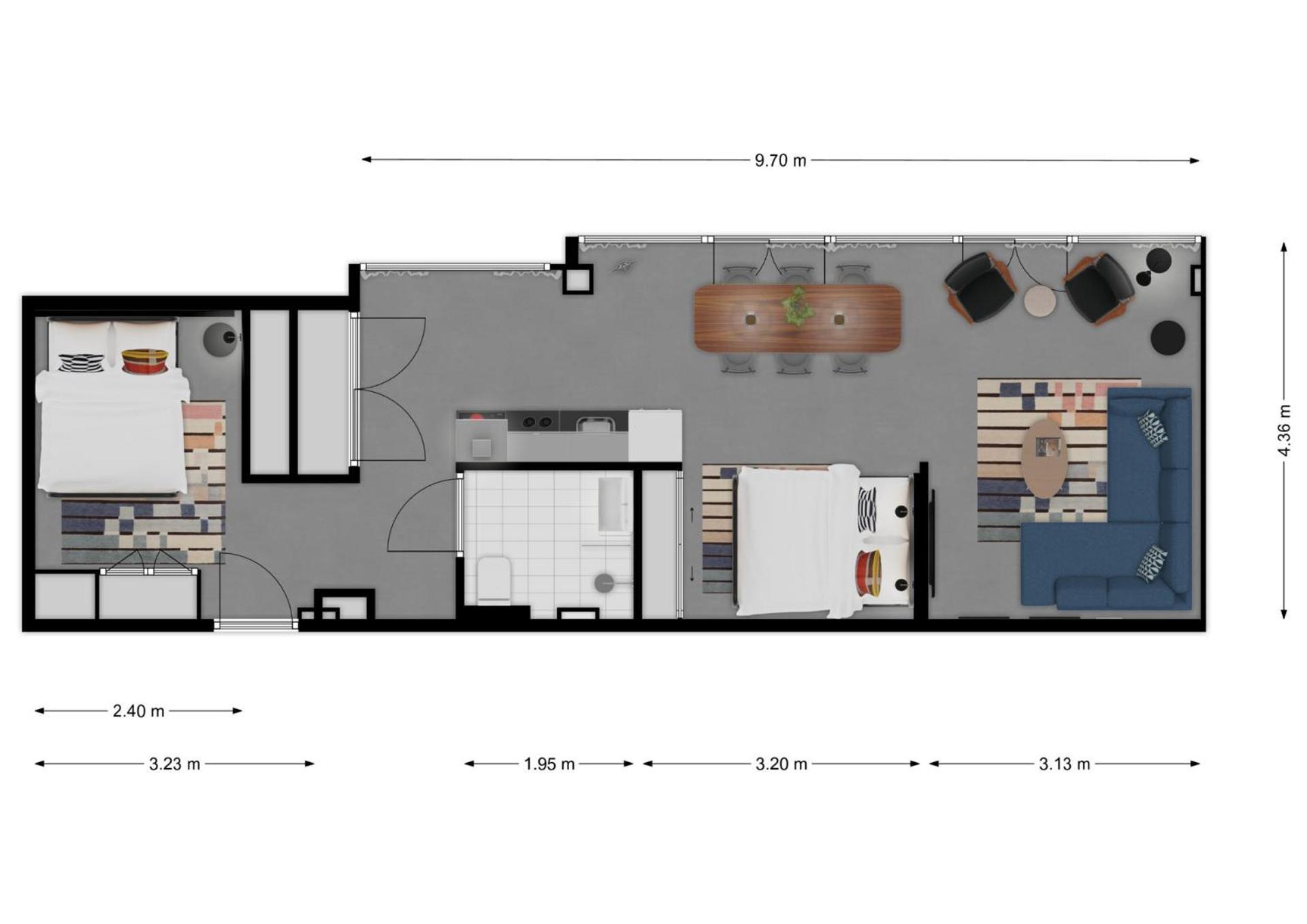 2-Bedroom Apartment XS