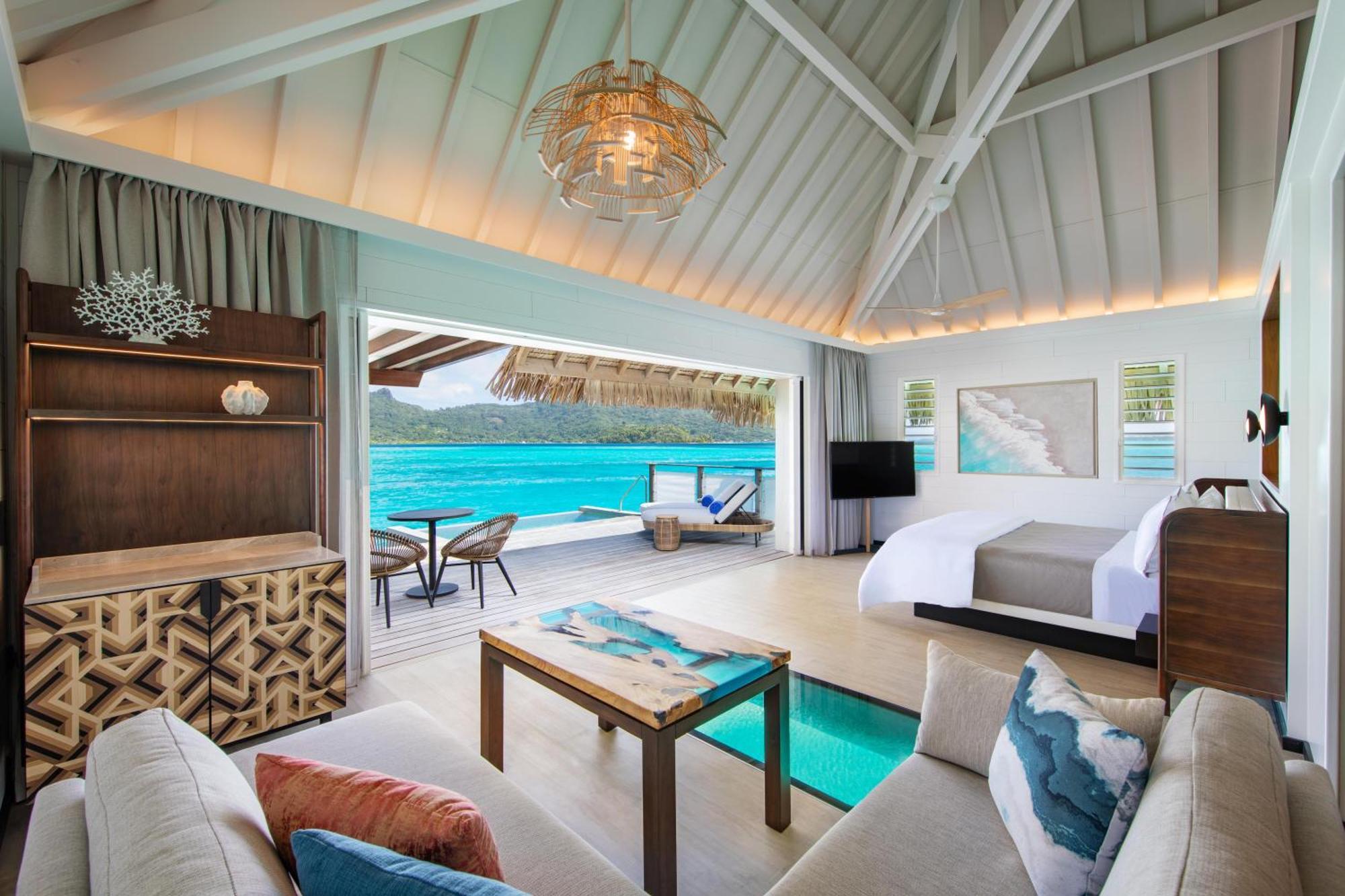 Overwater Suite, Premium Otemanu View with Plunge Pool
