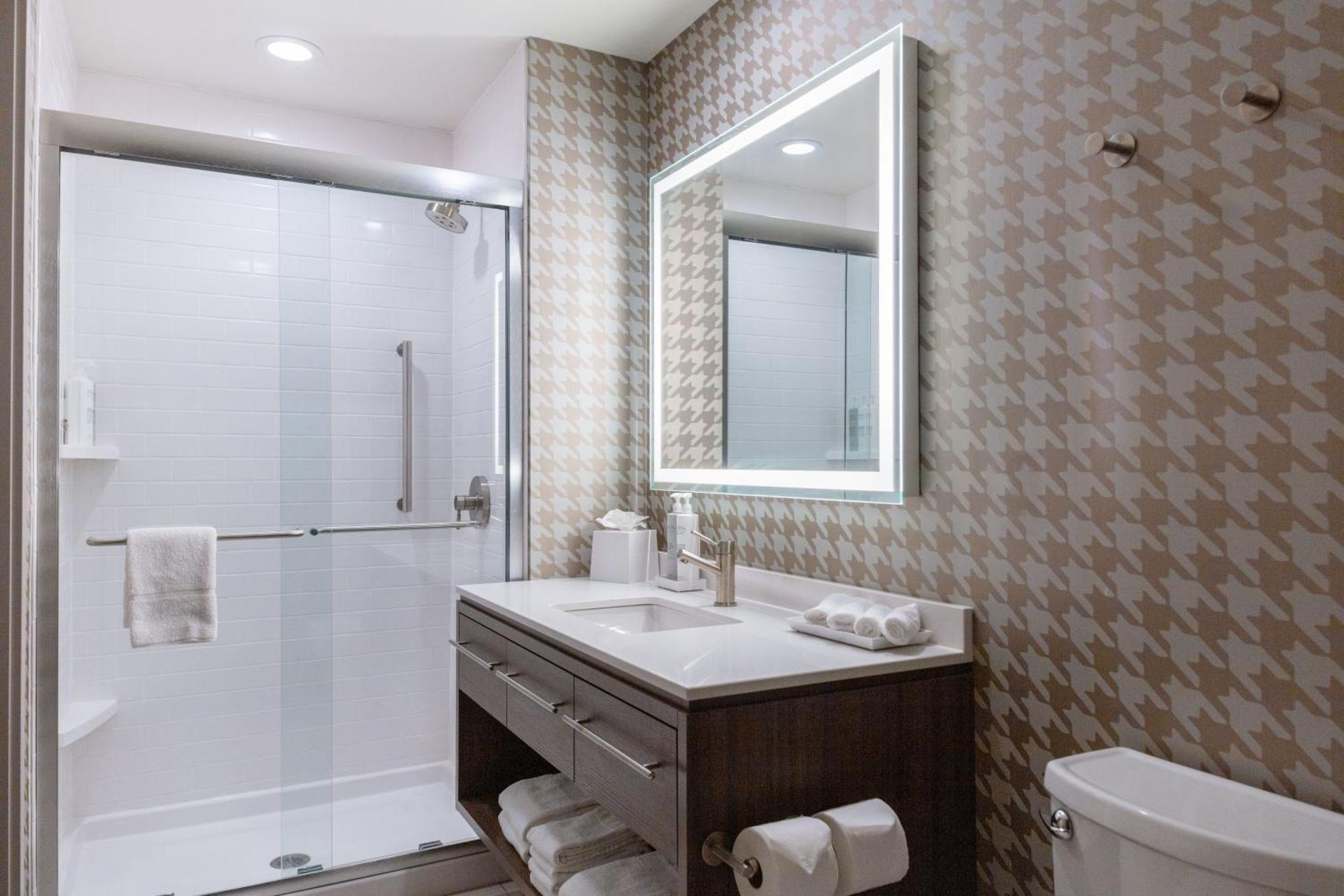 Queen Studio Suite Roll Shower Mobility Accessible