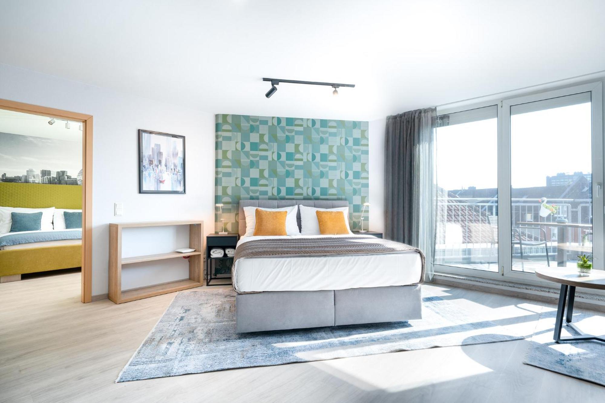 STUDIO-APP452 mit extra Schlafzimmer & Terrasse