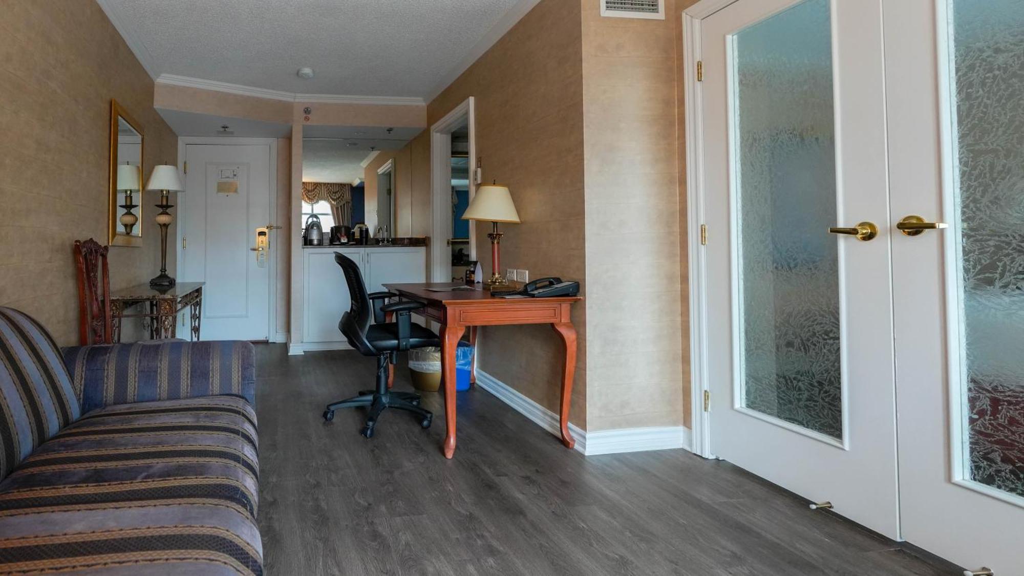 Suite mit Aussicht, 1 Queensize-Bett und Schlafsofa