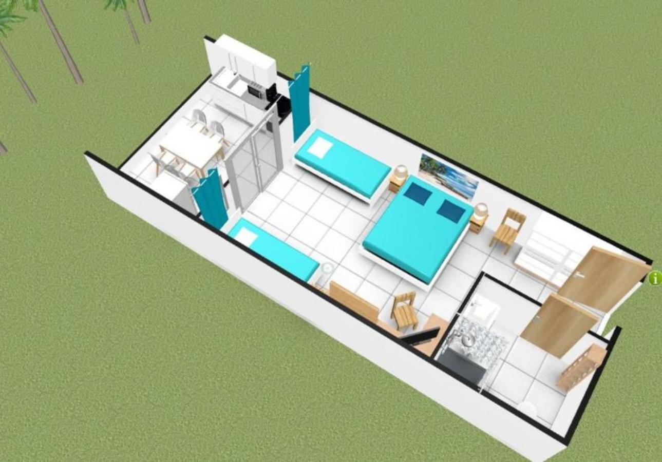 Studio Exterior Kitchenette Garden View