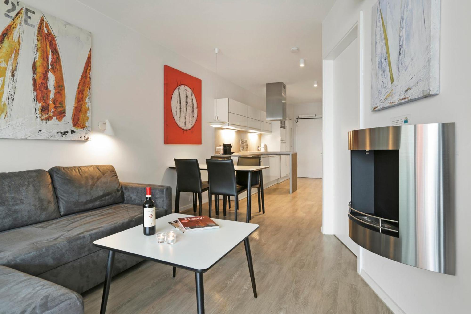 Luxury One-Bedroom Apartment Sauna