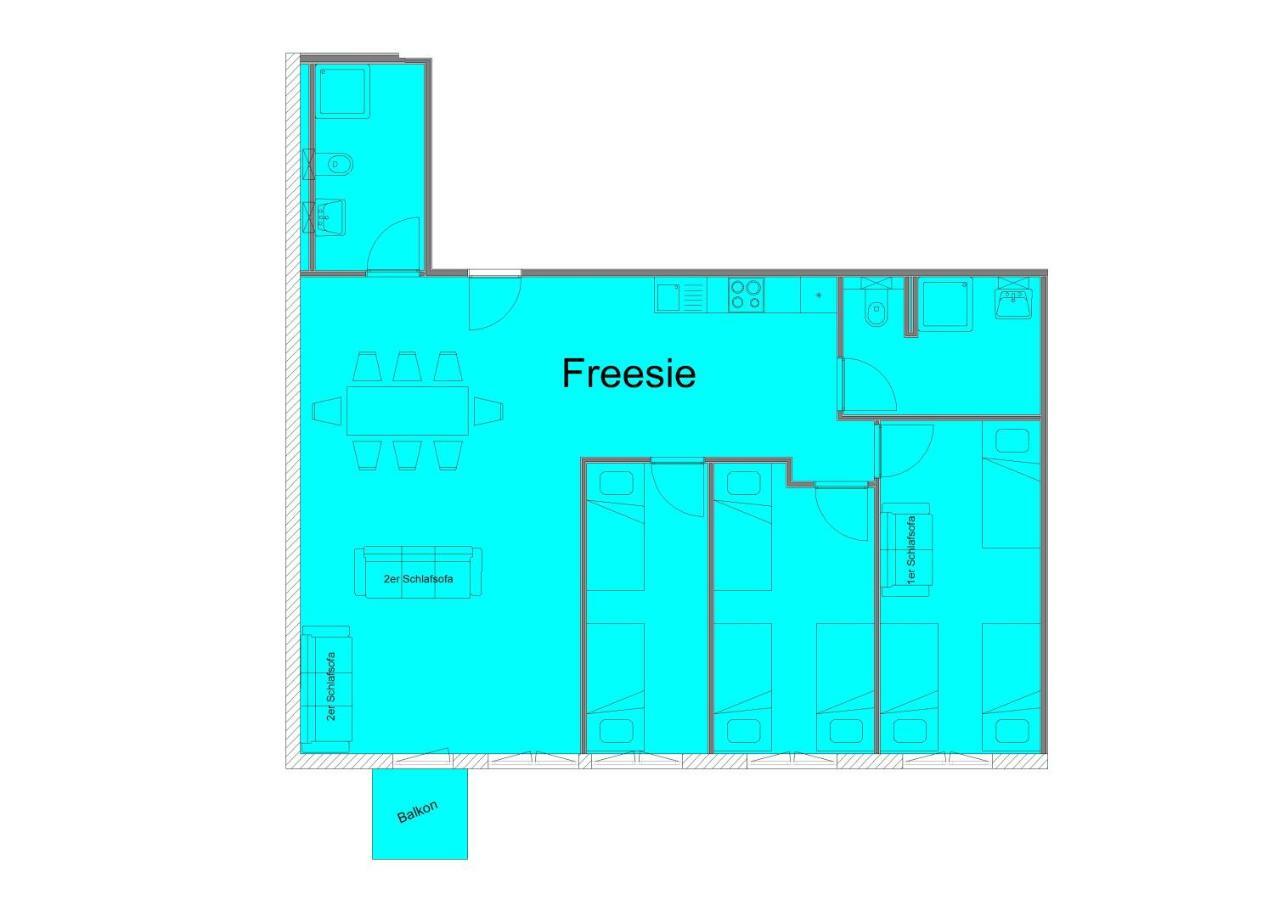 Three-Bedroom Apartment
