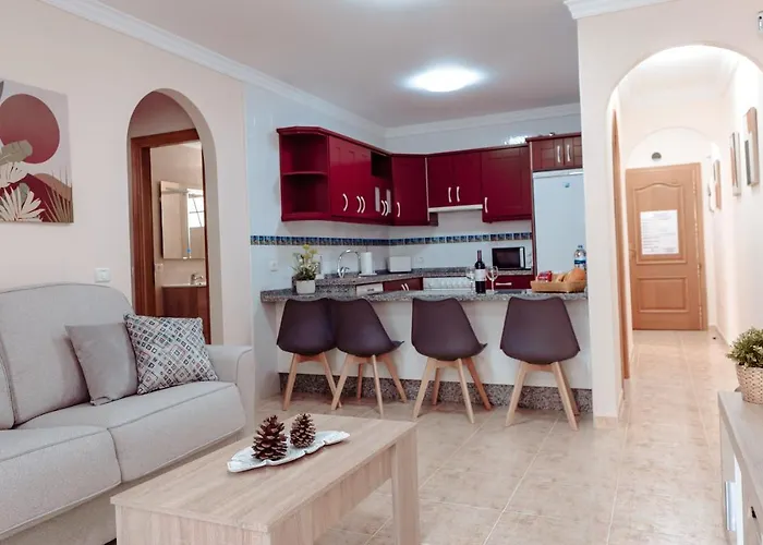 Apto Ache, Acogedor Apartamento De 66 M Con Terraza, Aire Acondicionado Y Parking Privado Gratuito