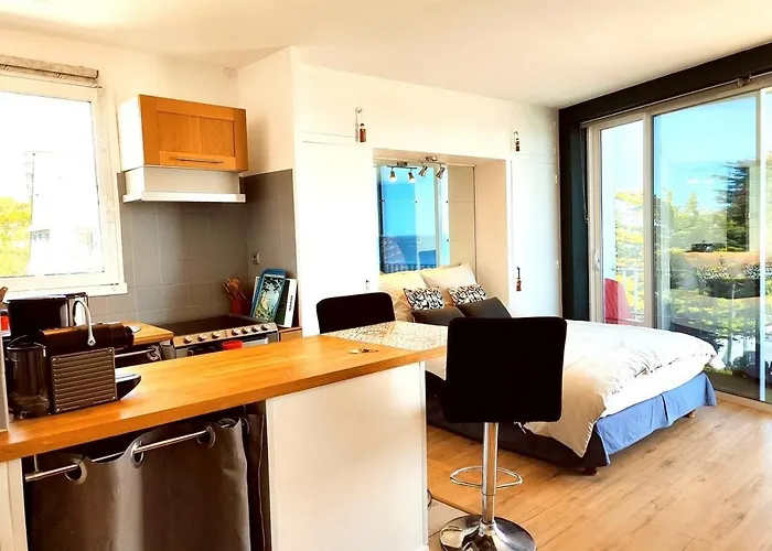 Loueurdappart - Studio Cosy, Très jolie Vue Mer, Tout à pied à la Baule