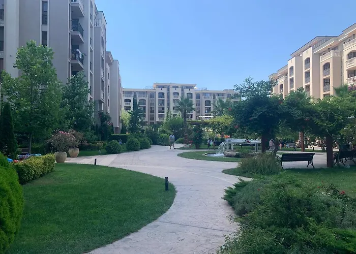 Luxury Orchid Apartment With A Garden In A Private Hotel Complex Cascadas Bulgaria