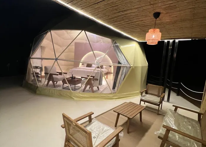Sunset domes private camp