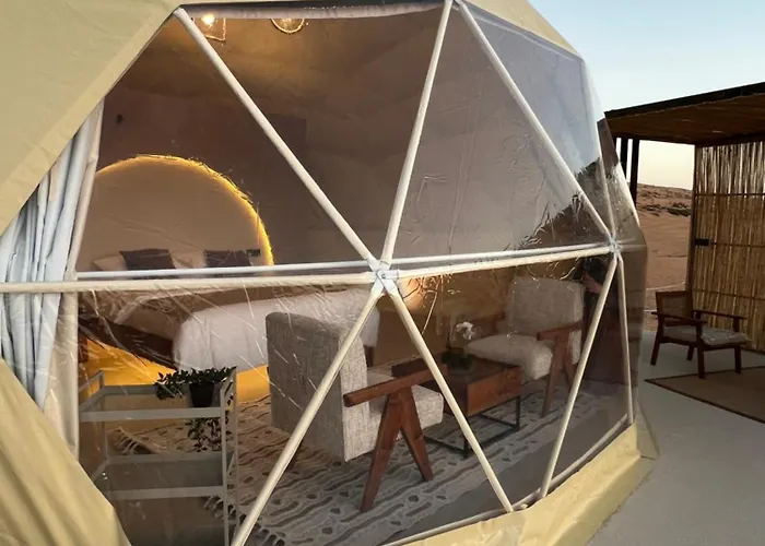 Sunset domes private camp
