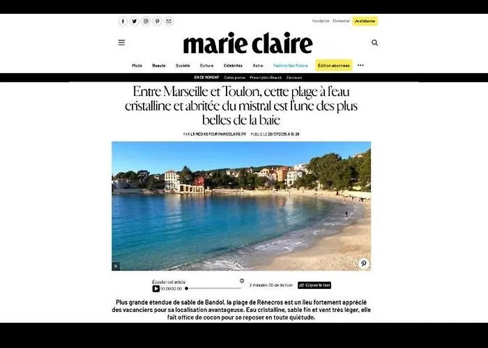 Joli studio les pieds dans l eau avec place de Parking gratuite