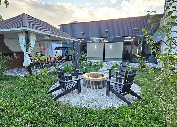 Gabala Milan Villa, Indoor Heated Pool And Jacuzzi With Garden View