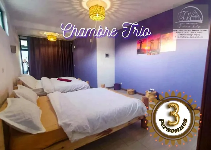 Hotel Restaurant Fitahiana Logde Ampefy - Site 1 Andakana