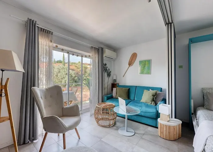 Studio climatisé à Bandol Port&plage