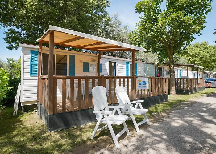 Happy Camp mobile homes in Camping Villaggio Internazionale