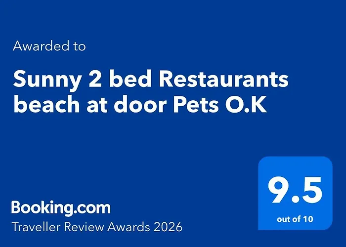 Sunny 2 Bed Restaurants Beach At Door Pets O.K