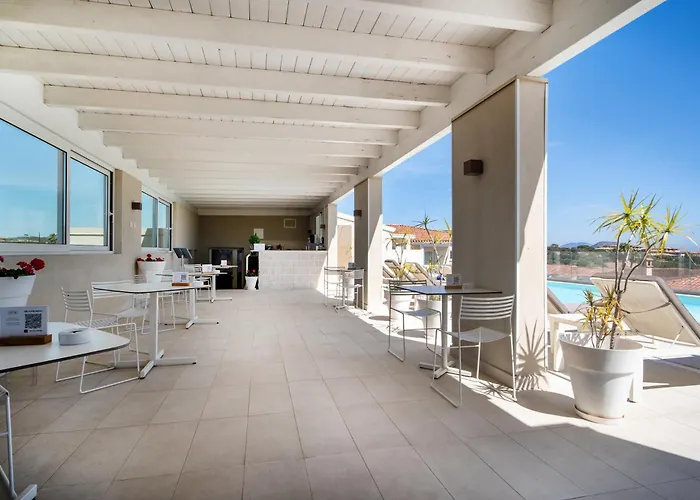 Hotel With Panoramic Swimming Pool In Porto San Paolo Just 850 Mt From The Sea