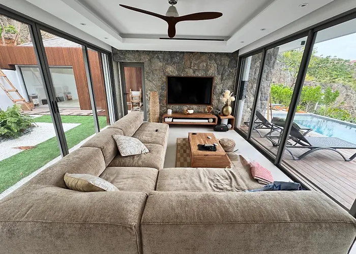 Villa Mahe - Haut De Flamands - St Barth