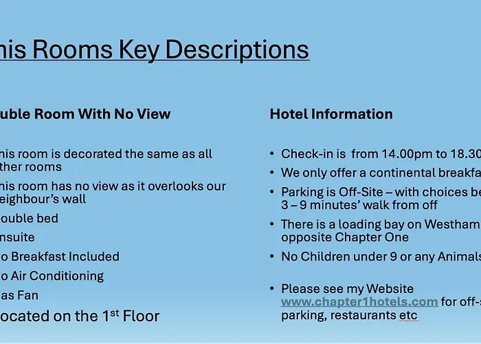 Chapter 1 Hotels