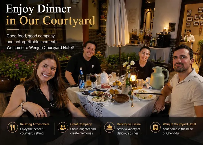 Wenjun Courtyard Hotel Chengdu ,English-Speaking , Pick-Up Service ,Laundry Service , Local Tours