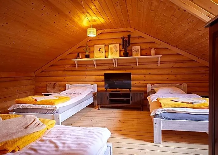 Domy Z Bala Przy Plazy- Domki Klimatyzowane - Jacuzzi, Sauna, Lody, Popcorn, Ryba Wedzona I Ognisko Gratis-Od Maja!