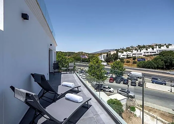 The Orange House Boutique Hotel And Upstairs Rooftop Bar Center Of La Cala De Mijas 100M From The Beach