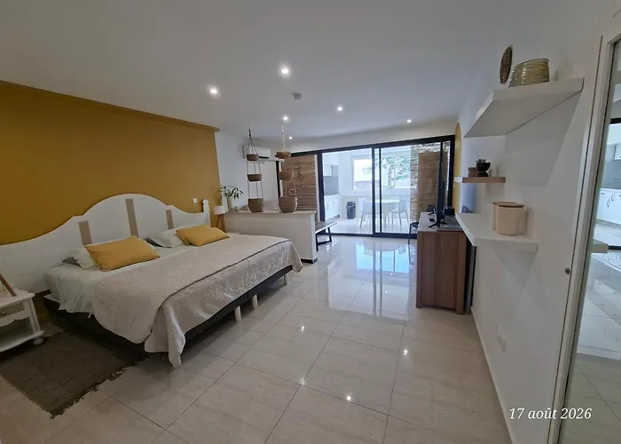 Flamboyant Studio Avec Piscine Et Parking